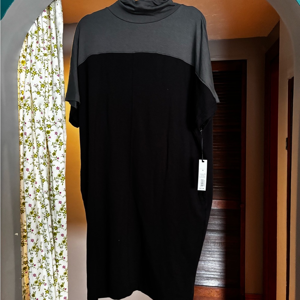 Prologue Black and Gray Midi Dress
